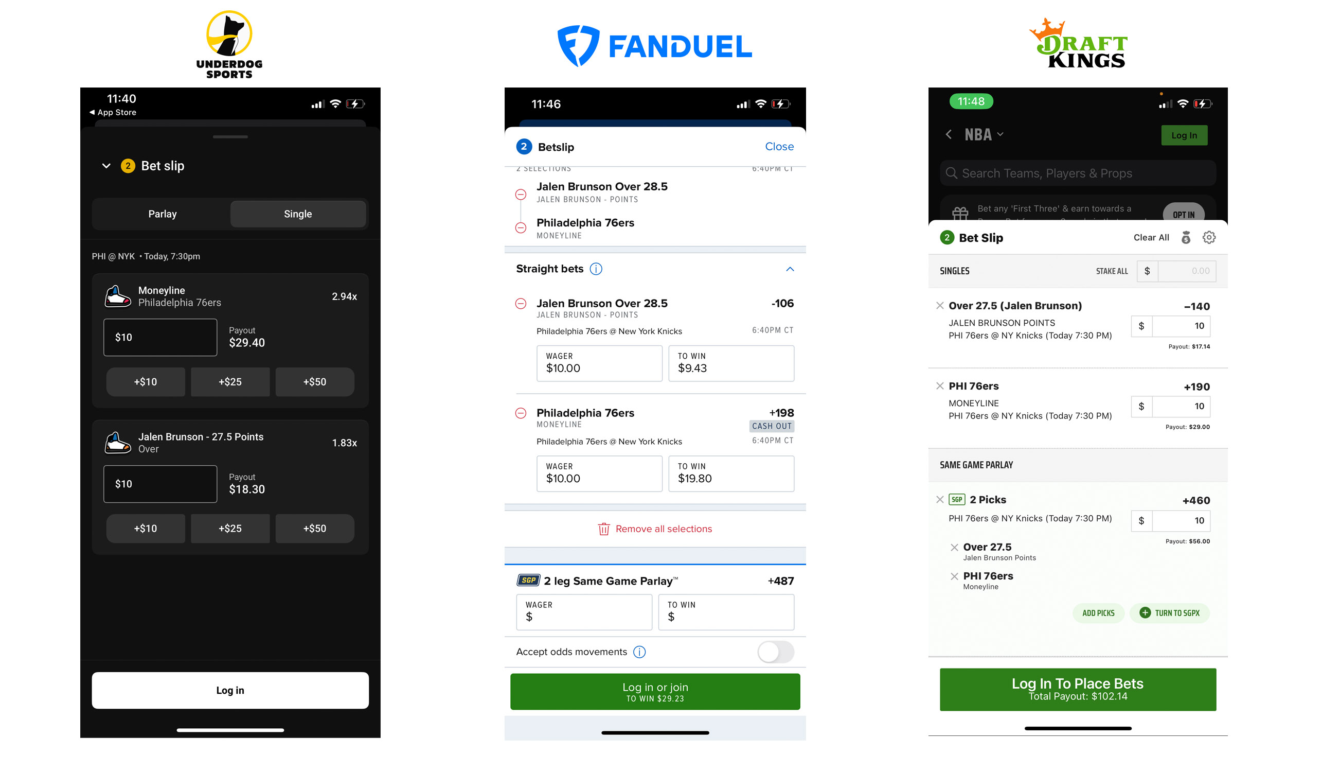 sports betting apps bet slips